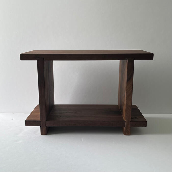 matcha stand, walnut