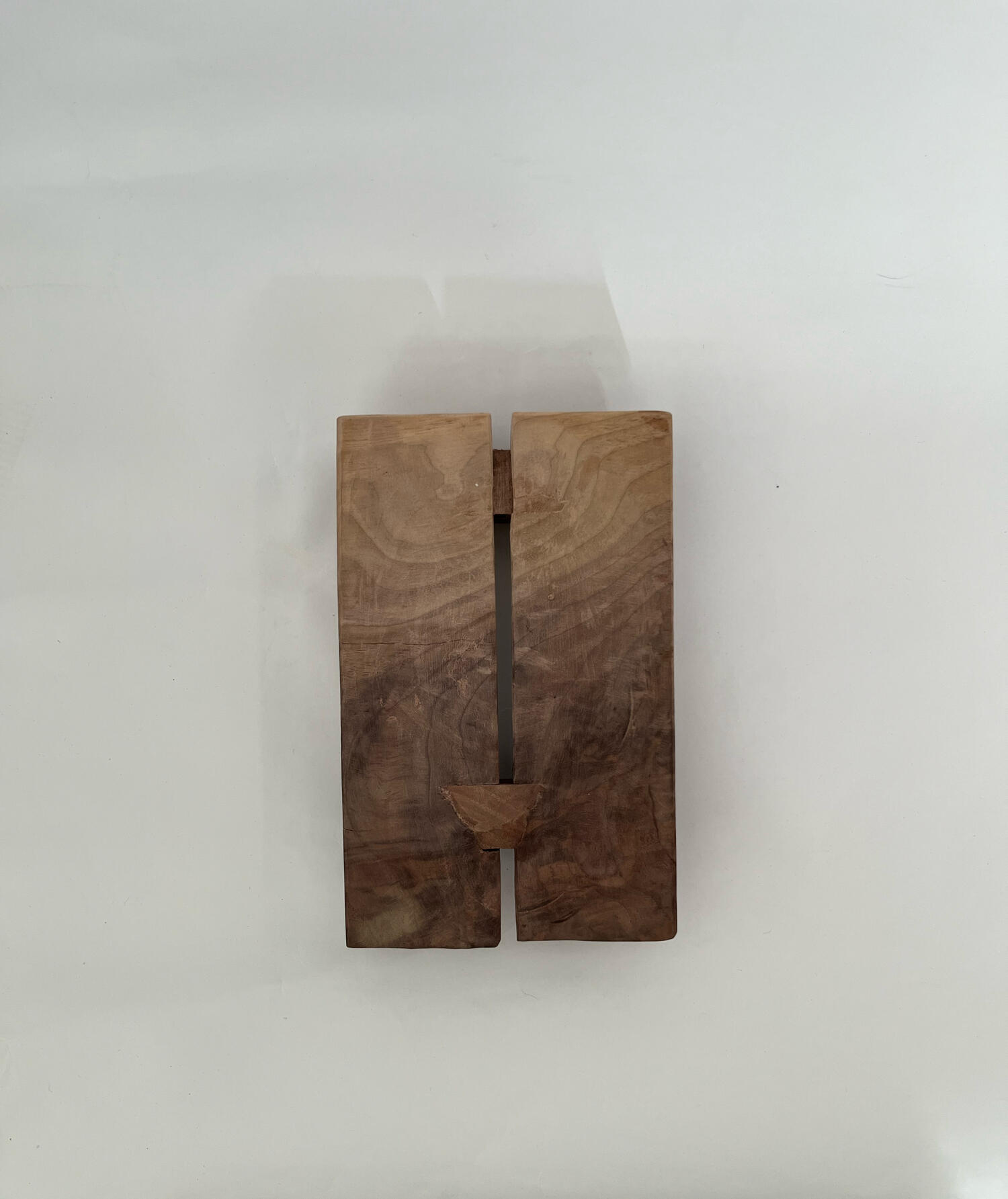 Image of a custom cutting board made with end-grain cherry wood.